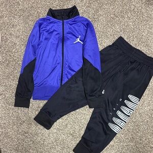 Kids Purple and Black Tracksuit Set Nike Jordan